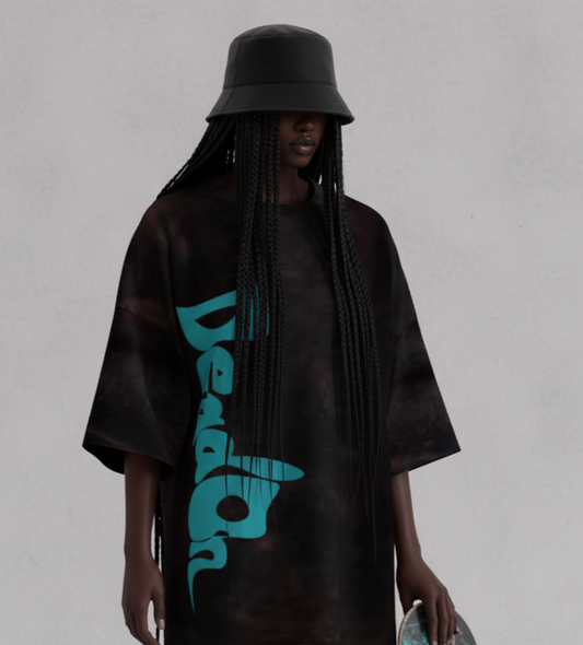 DeadOn OG  Pint & Peace Tee Front View – Oversized Streetwear